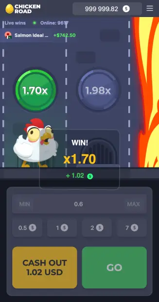 Mobile game Chicken Road