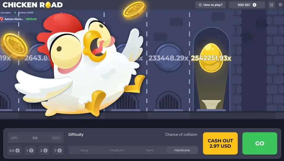 Chicken Road Game with Odds